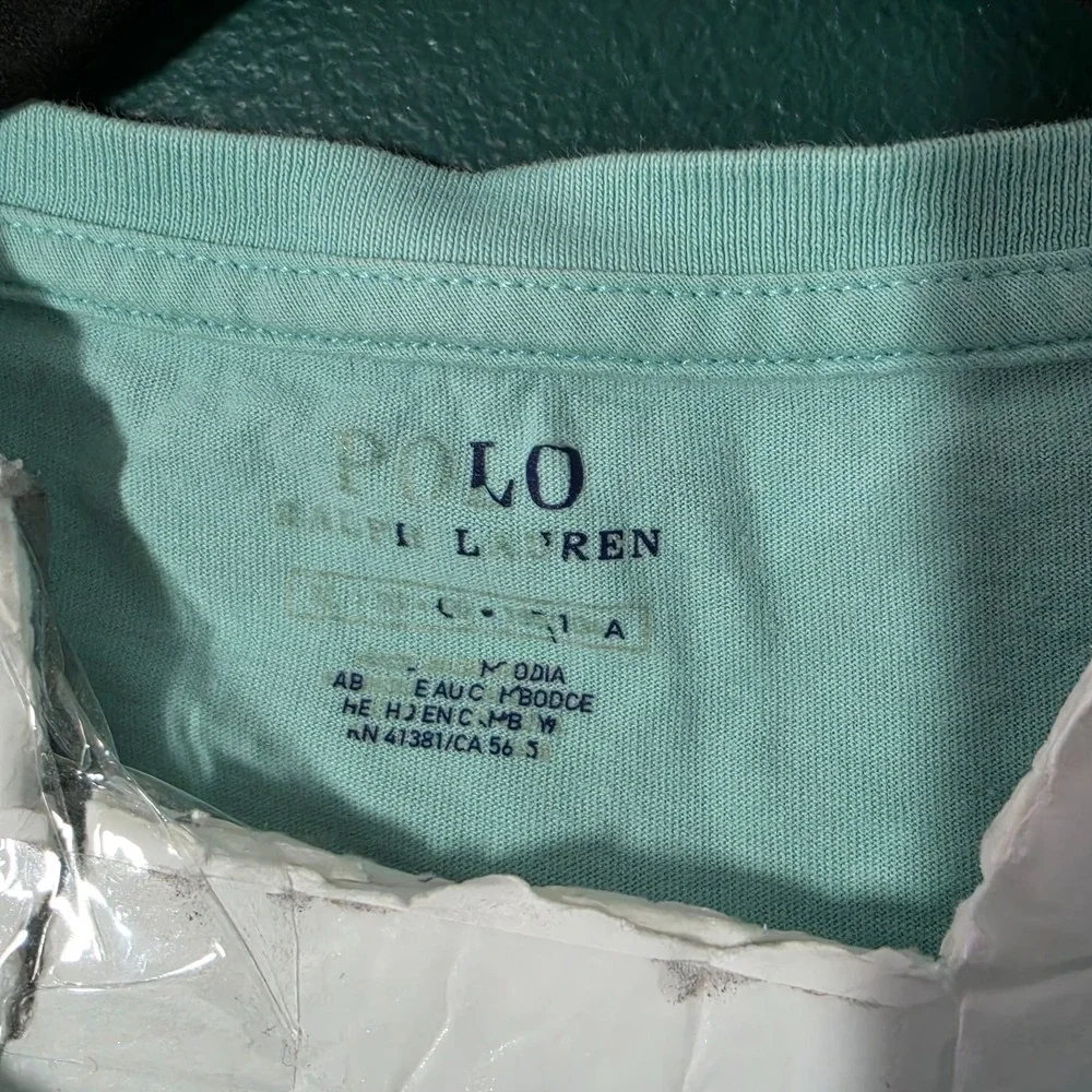 Polo Ralph Lauren Teal Short Sleeve Embroidered T-Shirt Size S SKU 3-067